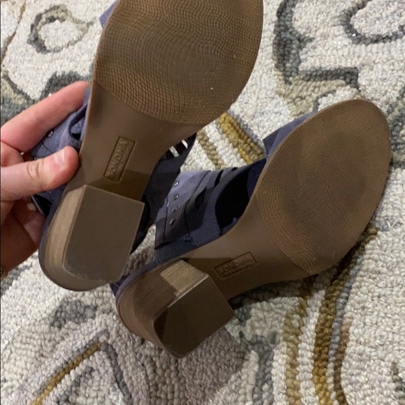 Sonoma vitalize ortholite purple suede heels sz 7 - Picture 6 of 10